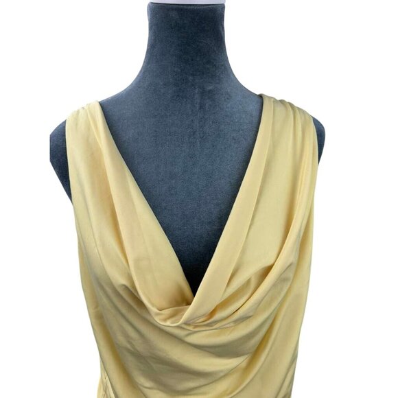 NWT Beginning Boutique Women's Size 8 Tyrin Yellow Crop Top Sleeveless - Picture 7 of 15